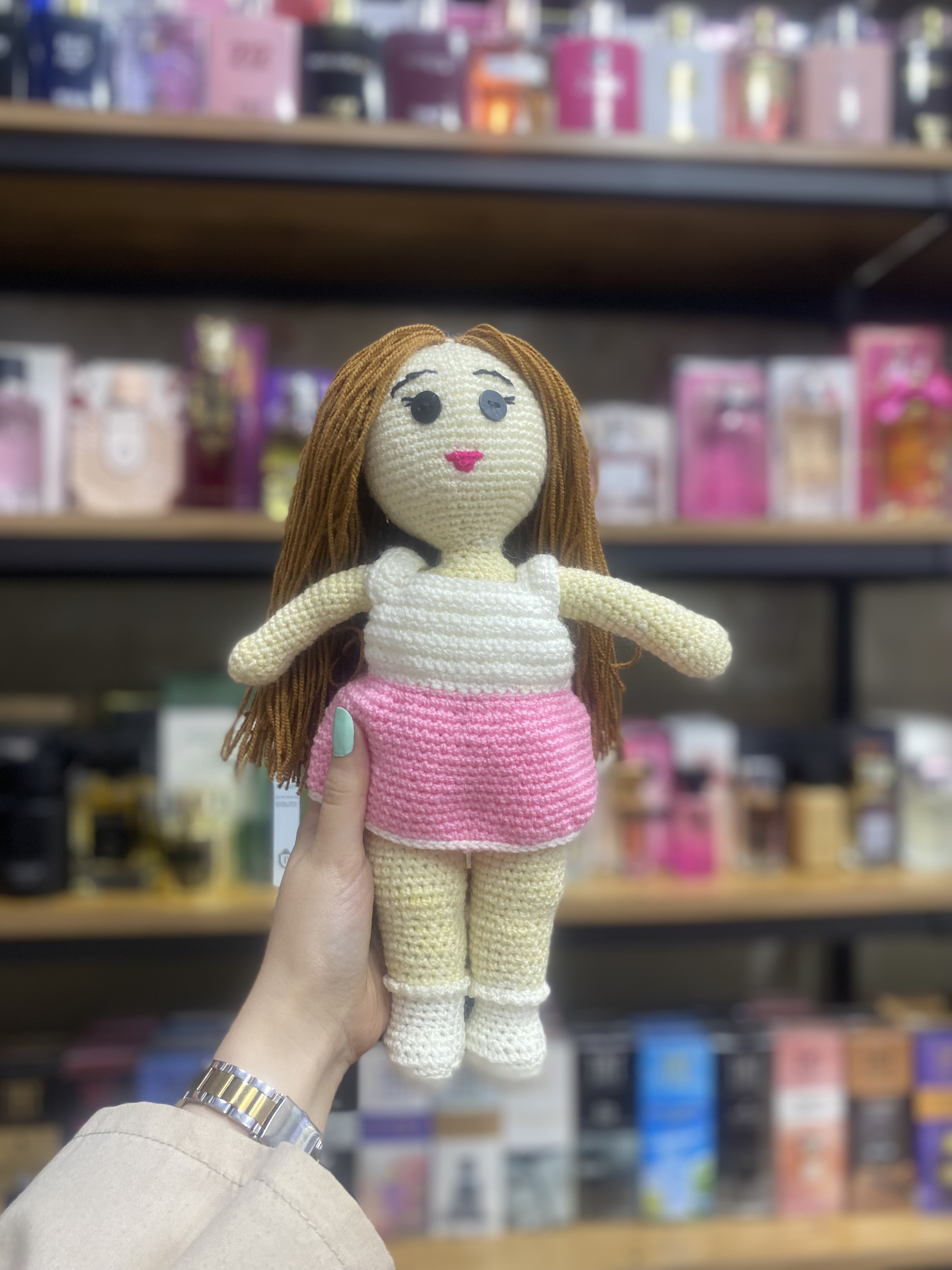 عروسک بافتنی مدل الیسا